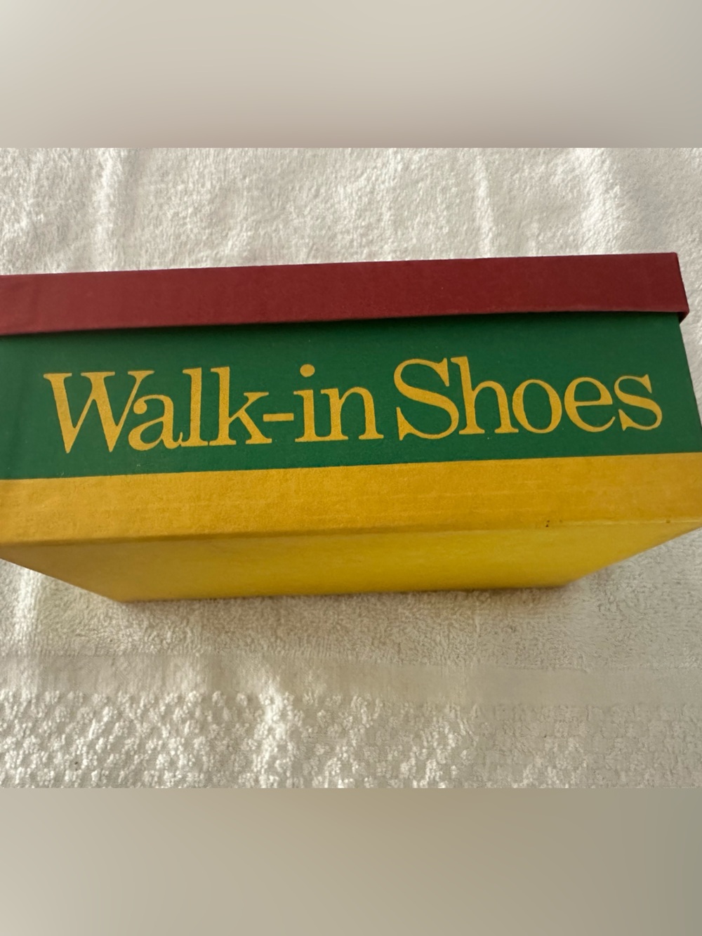 Kids Shoe Box in Yellow, Green & Red